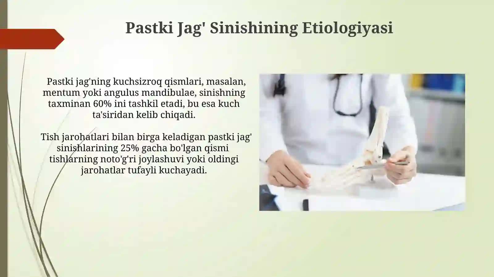 Pastki Jag' Sinishlarining Diagnostikasi va Davolash 3