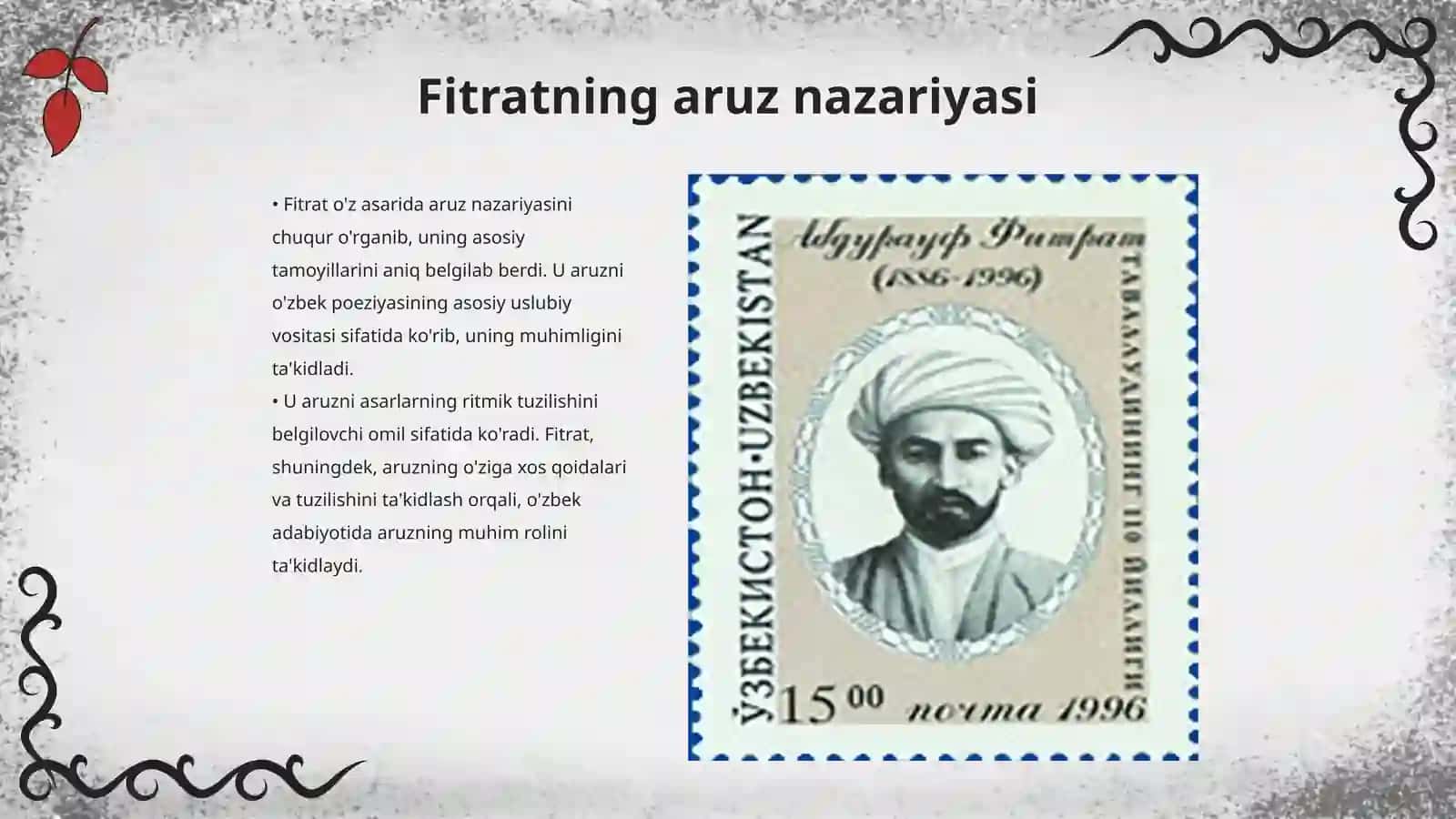 Fitratning "Aruz haqida" 3