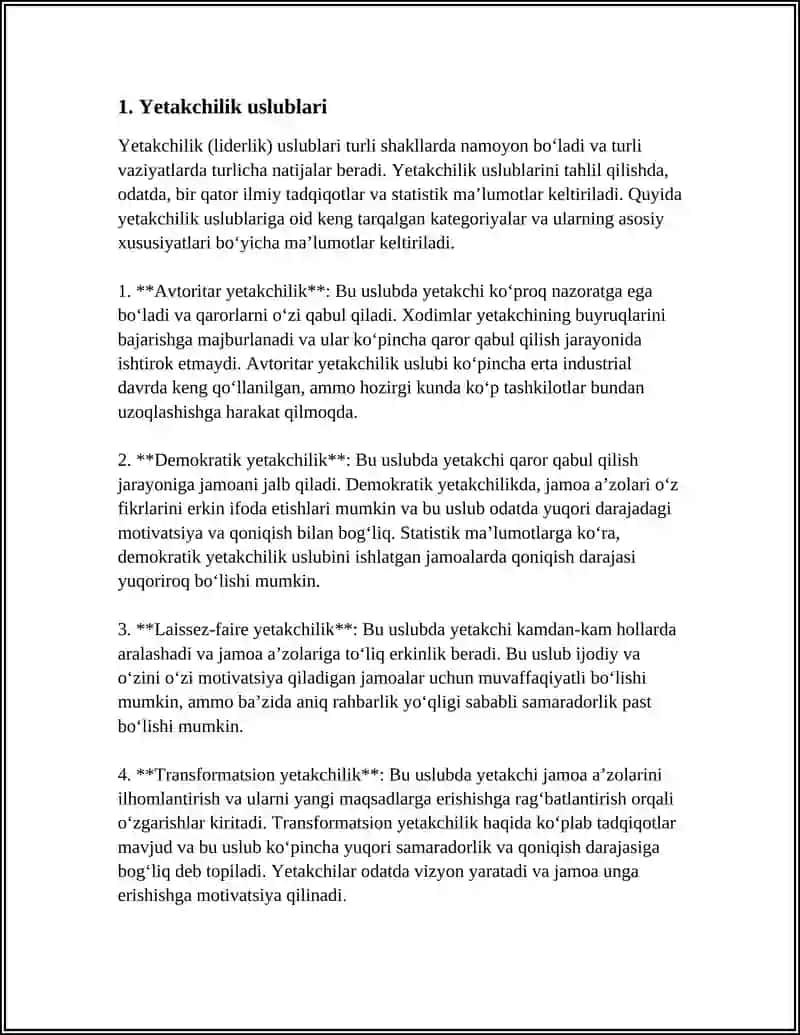 LIDERLIK FAOLIYATI MOTIVLARI 3