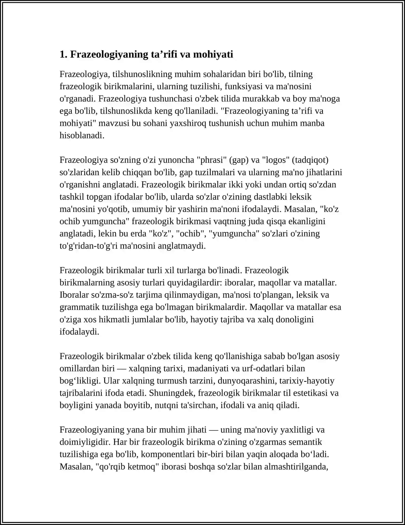 FRAZEOLOGIYA 3