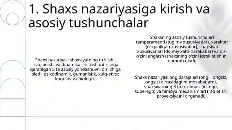 Chet elpsixologiyasidashaxsnazaryasi 3