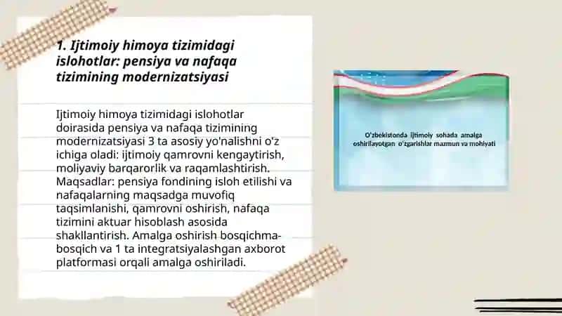 Amalga oshirilayotgan o'zgarishlar mazmuni 3
