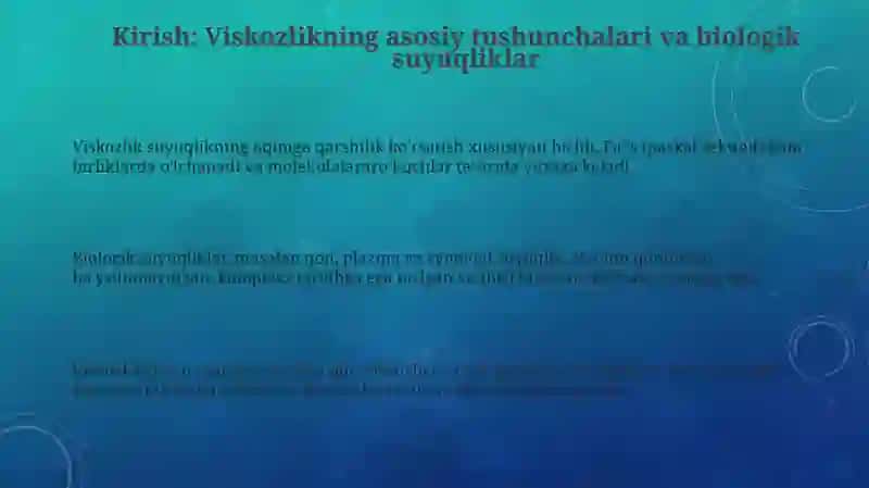Biologik suyuqliklarning qovushqonligini aniqlash usullari 3