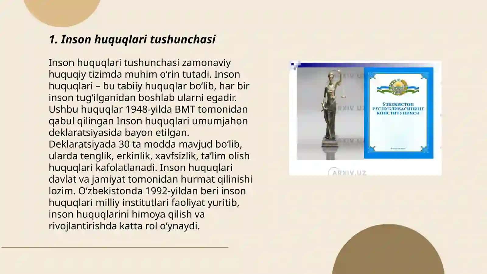 Inson huquqlari tushunchasi 3