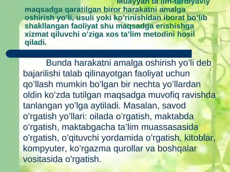 Ta’lim nazariyasi 3