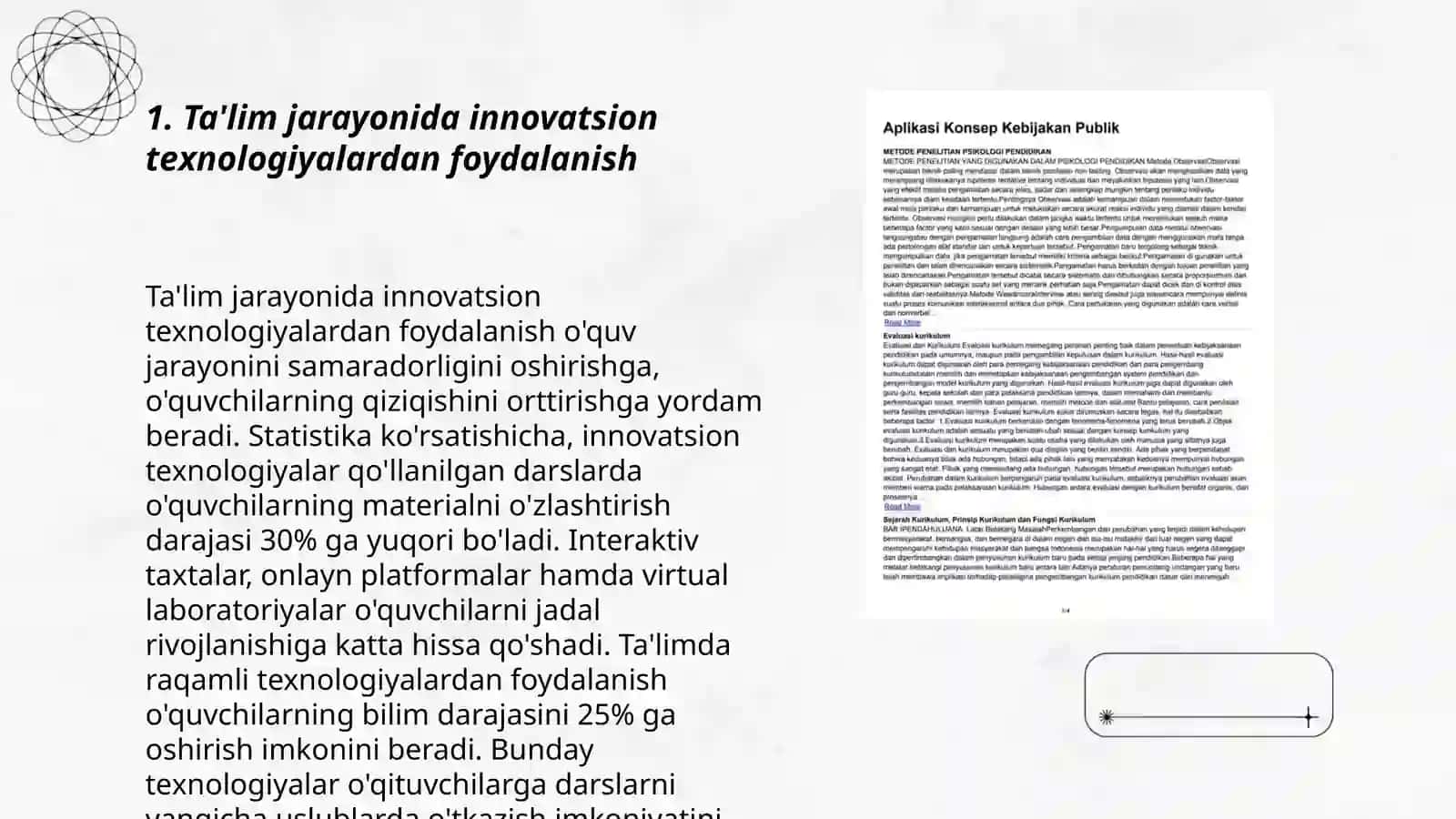 Ta’lim sifatini oshirishning mezon va metodlari 3