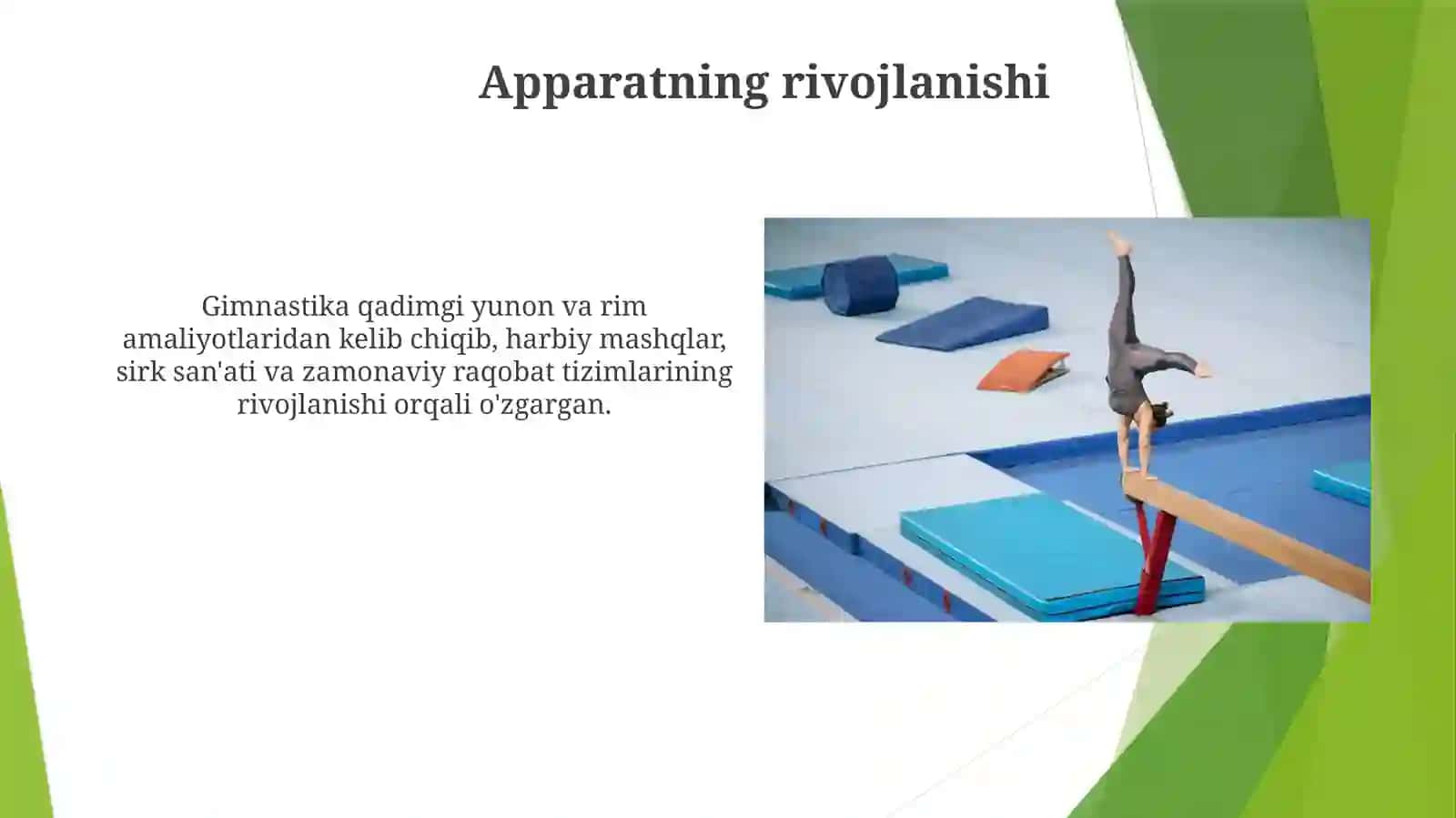 Gimnastikaning qisqacha tarixi va rivojlanishi 3