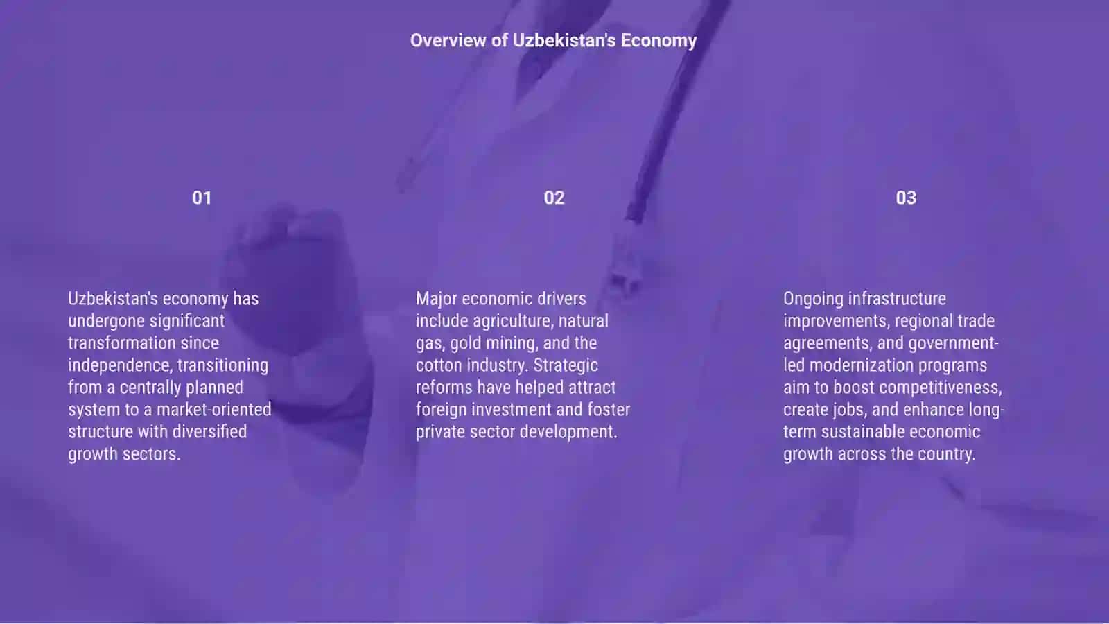 Overview of Uzbekistan's Economy 3