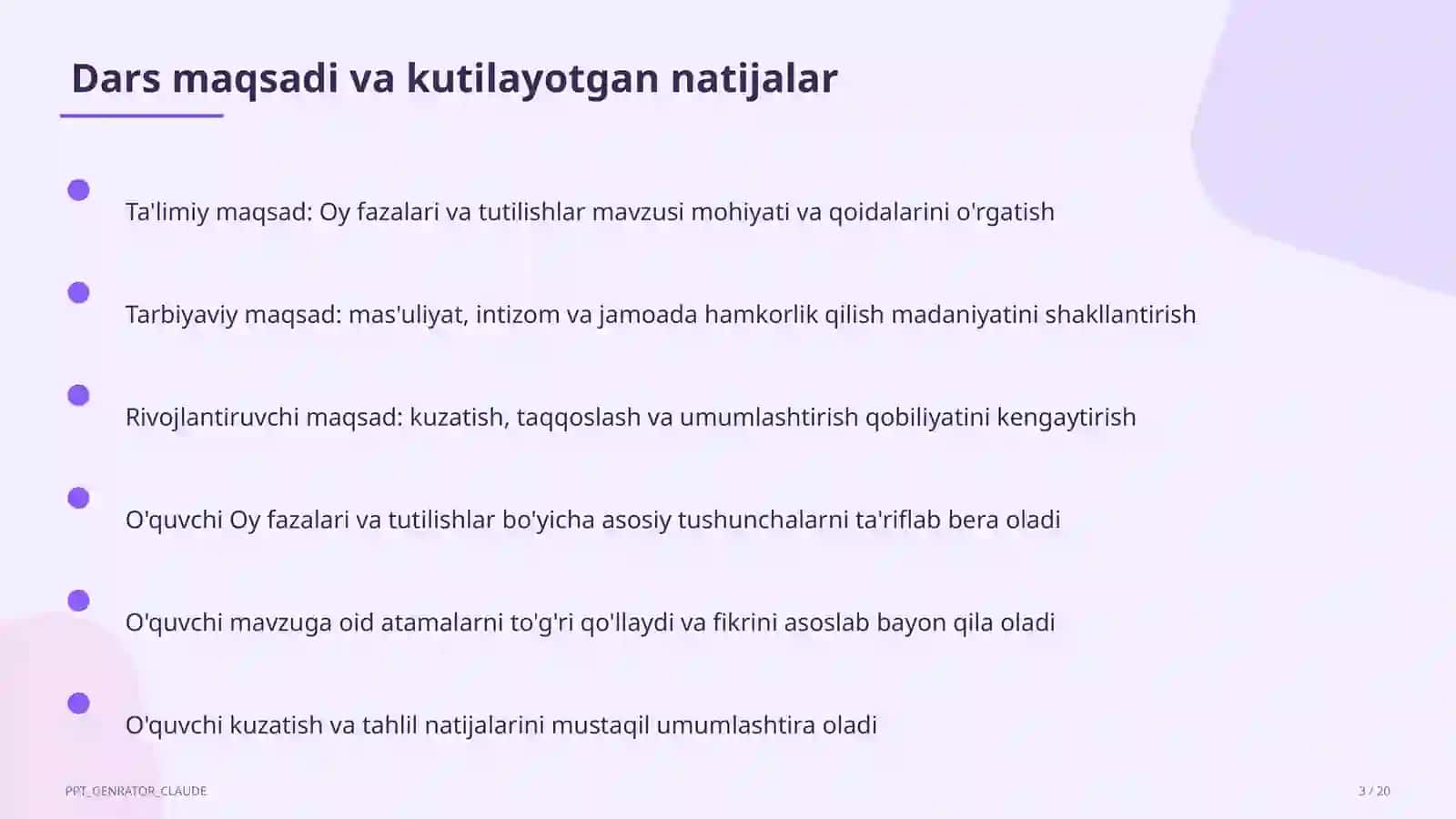 Oy fazalari va tutilishlar (9-sinf) 3