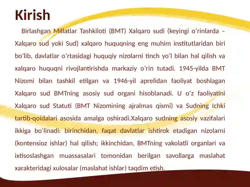 BMT Xalqaro sudifaoliyat tartibi 3