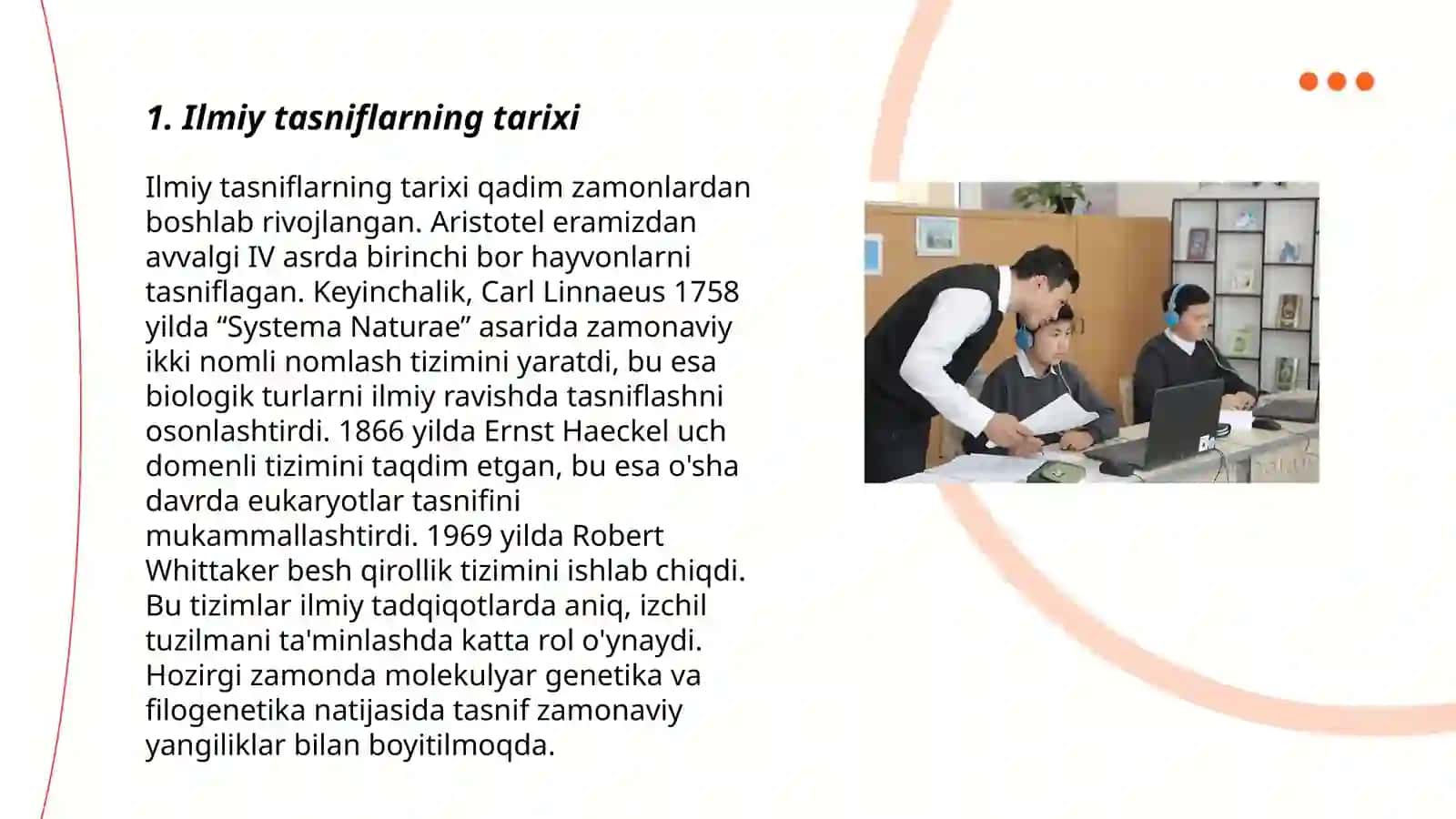 Ilmiy tasniflar va ularning xususiyatlari 3