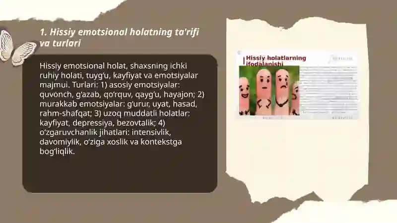 Hissiy emotsional holatning ta'rifi va turlari 3