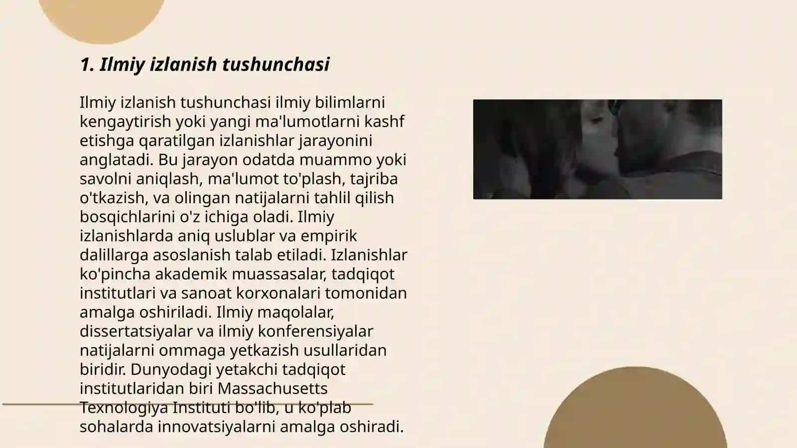 Ilmiy ish asoslari” fanining asosiy tushunchalari 3