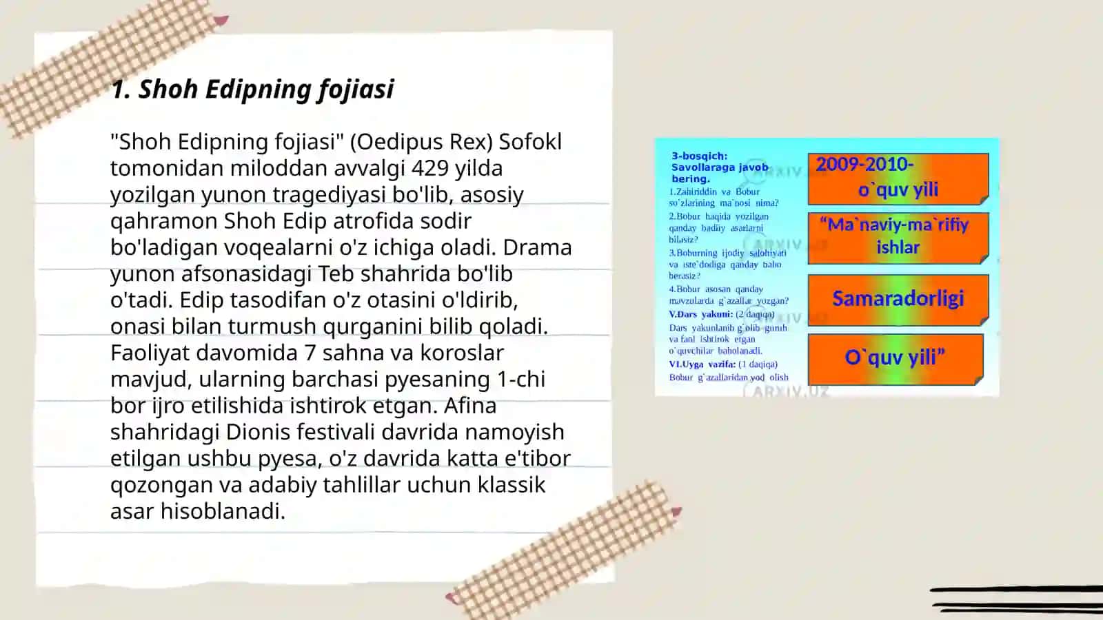 Shoh Edipning fojiasi 3