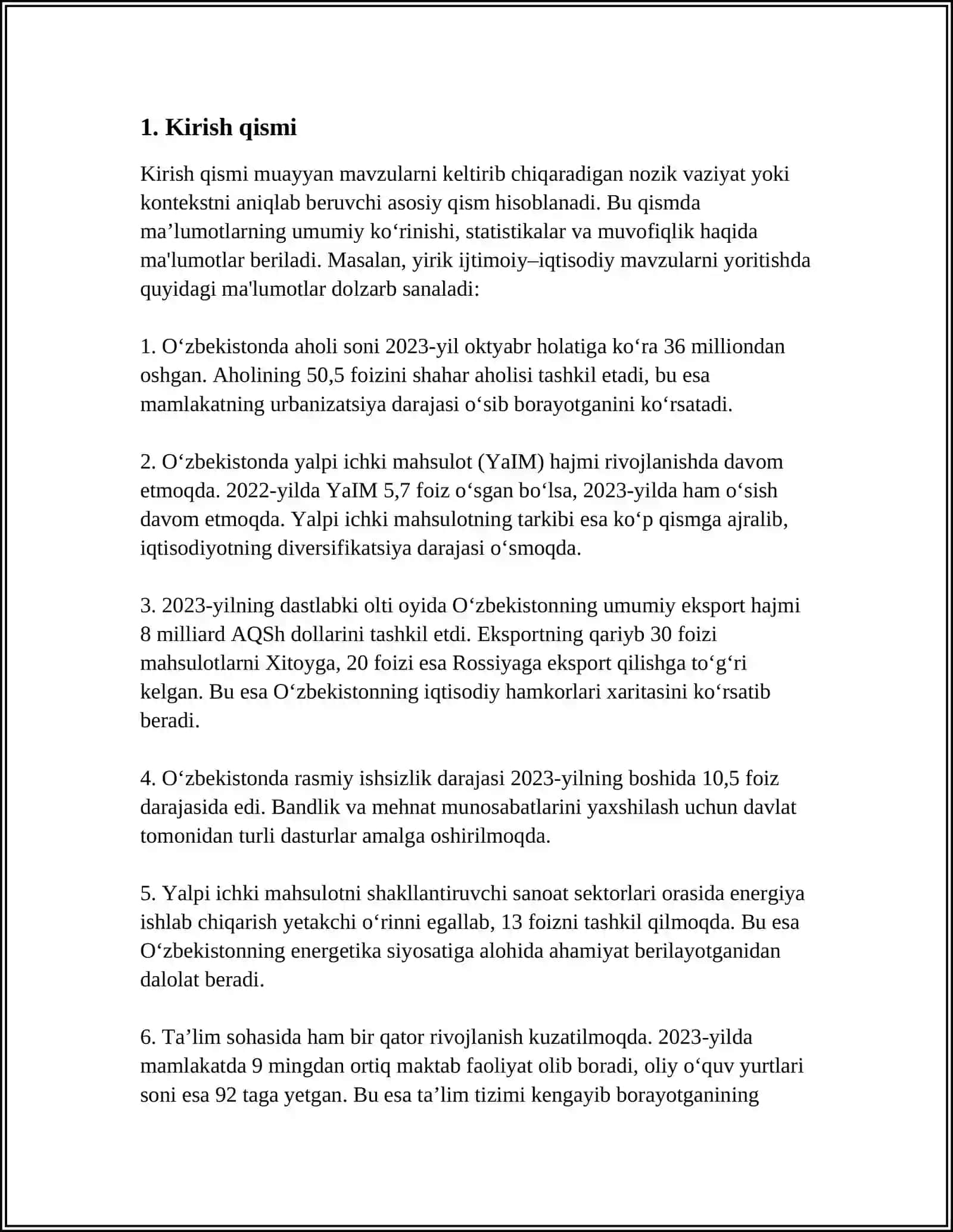 SHU MAVZULARNI YONIDAGI TOPSHIRIQLARINI BAJARISH KERAK 3