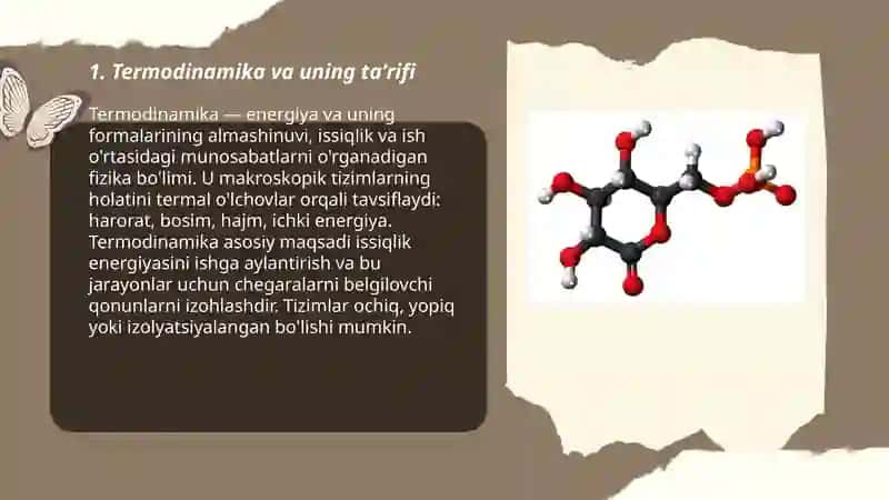 Termodinamika. Termodinamika qonunlari 3