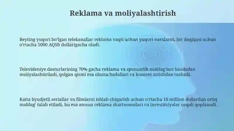 Televideniya ko'ngilochar sanoat 3