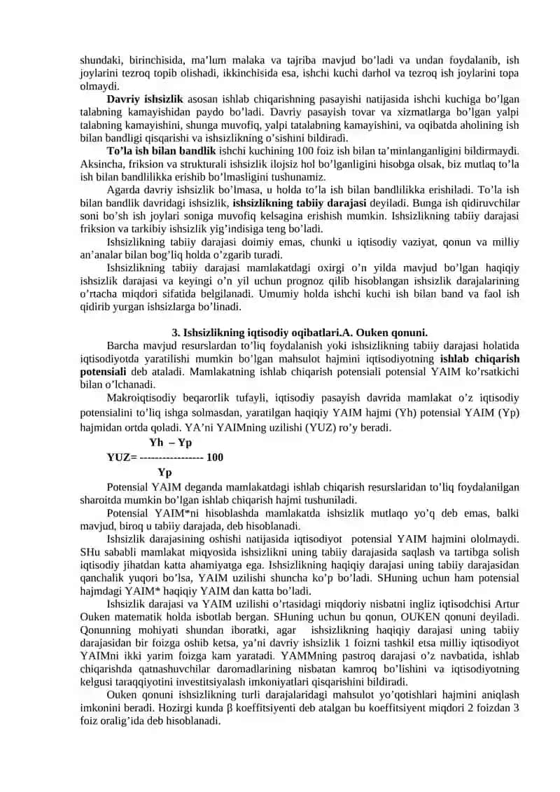 Iqtisodiy tebranishlar 3
