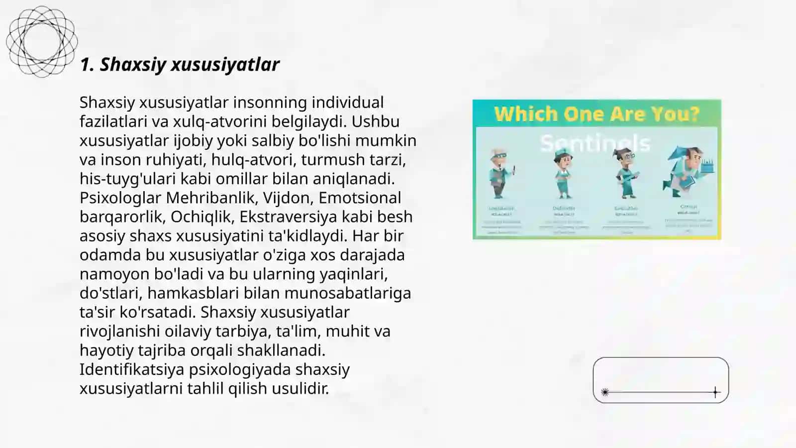 Psixologiyada shaxs tushunchasi 3