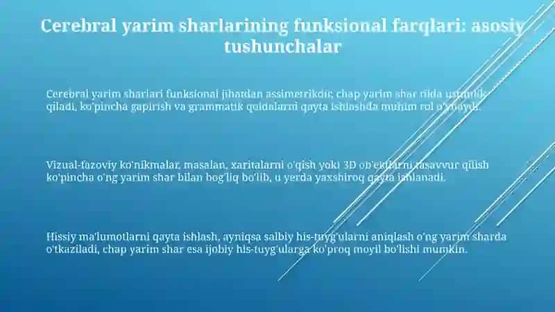 Cerebral yarim sharlari 3