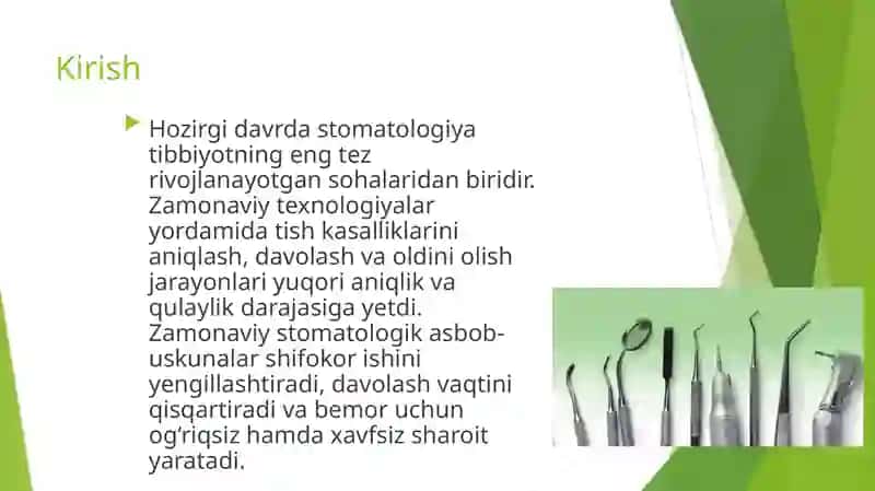 Zamonaviy stomatologik asbob-uskunalar 3