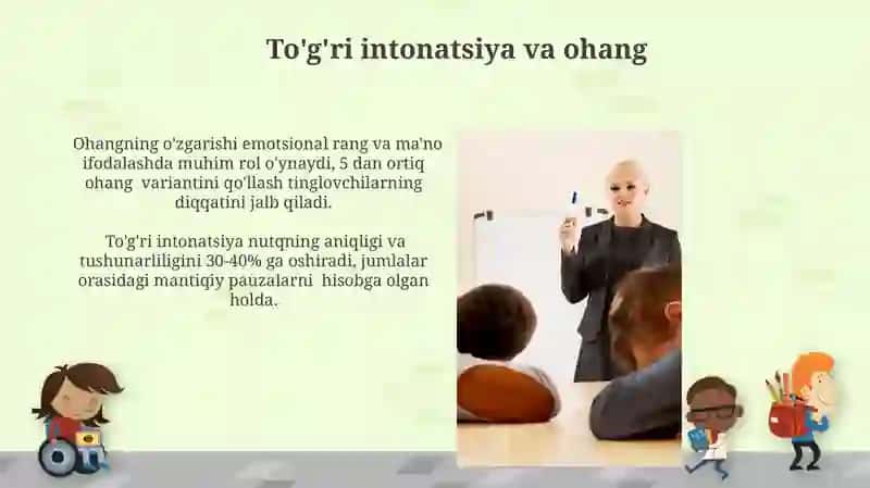 Oʻqituvchiga nutqiga qoʻyilgan talablar 3