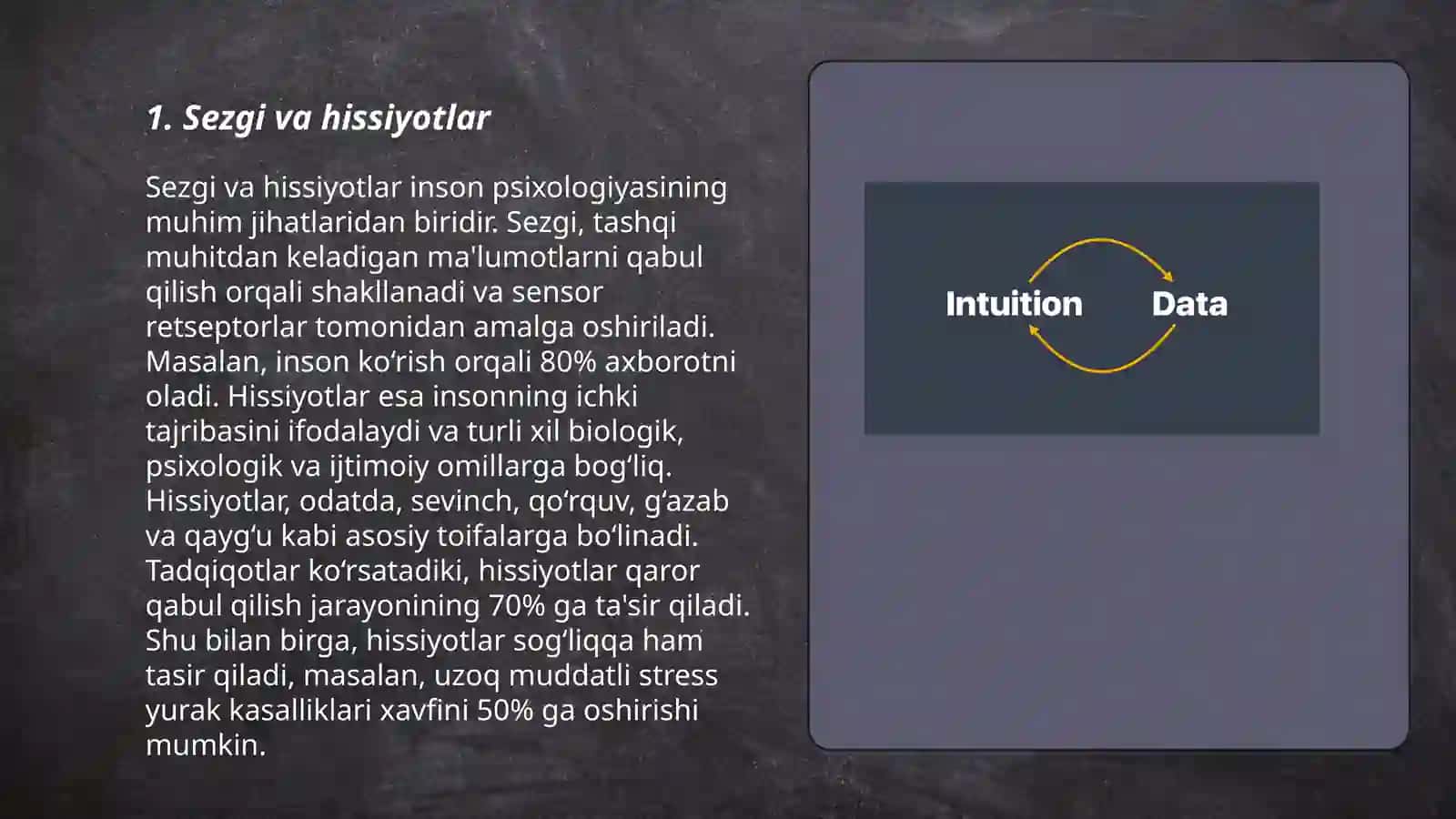 Sezgi va hissiyotlar 3