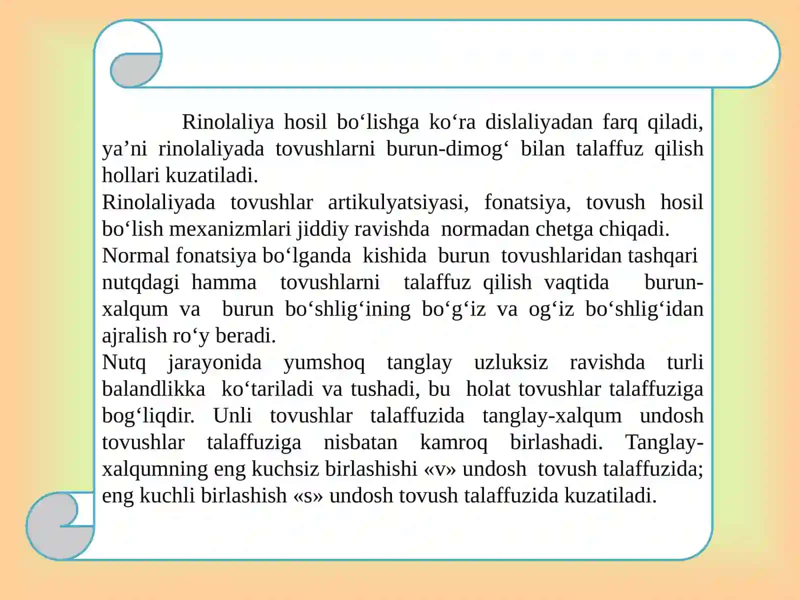 Rinolaliya, uning shakllari, sabablari 3