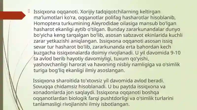 Issiqxona zararkunandalari 3