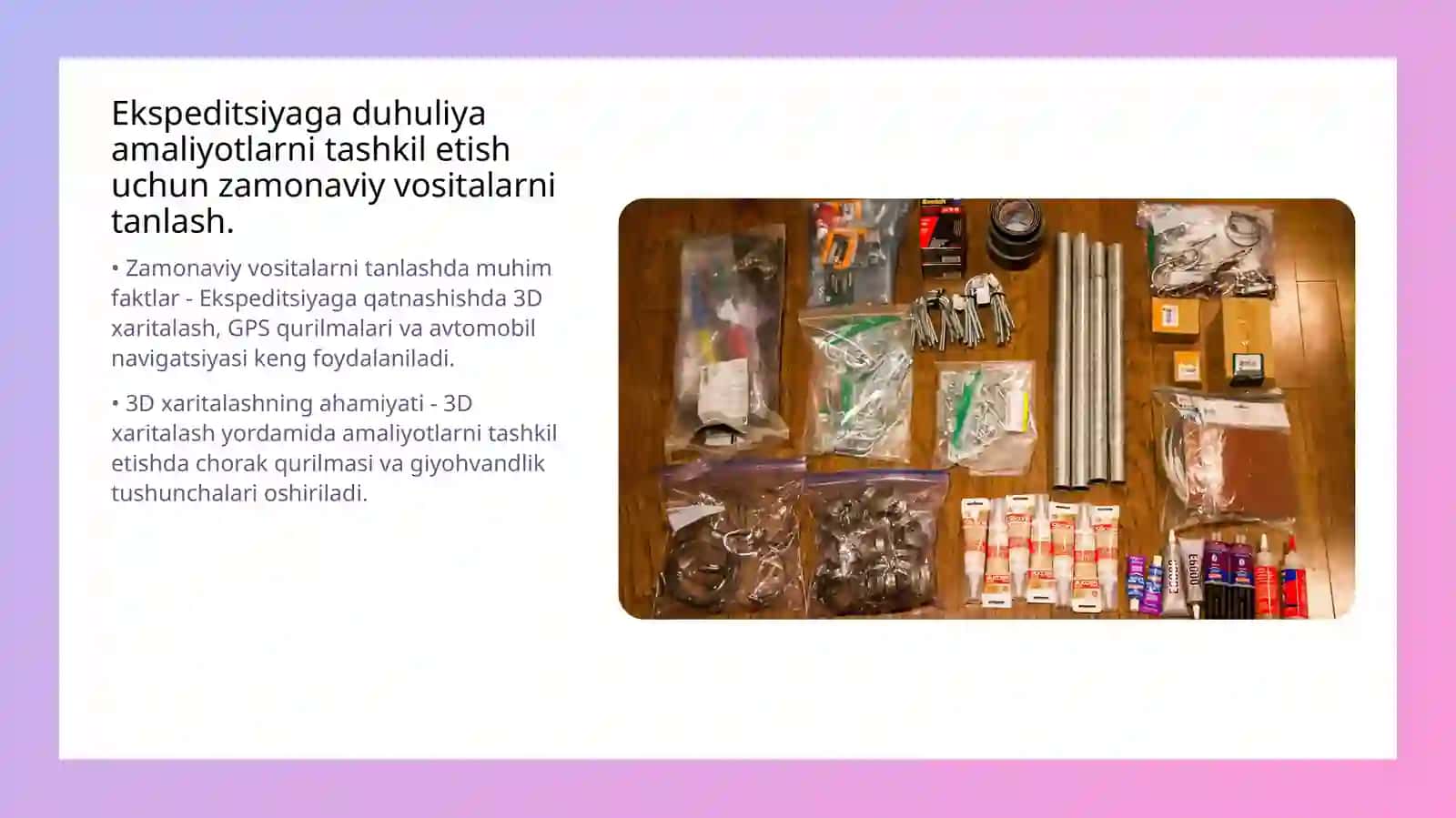 Ekspeditsiya - tadqiqot faoliyati va geografiya 3