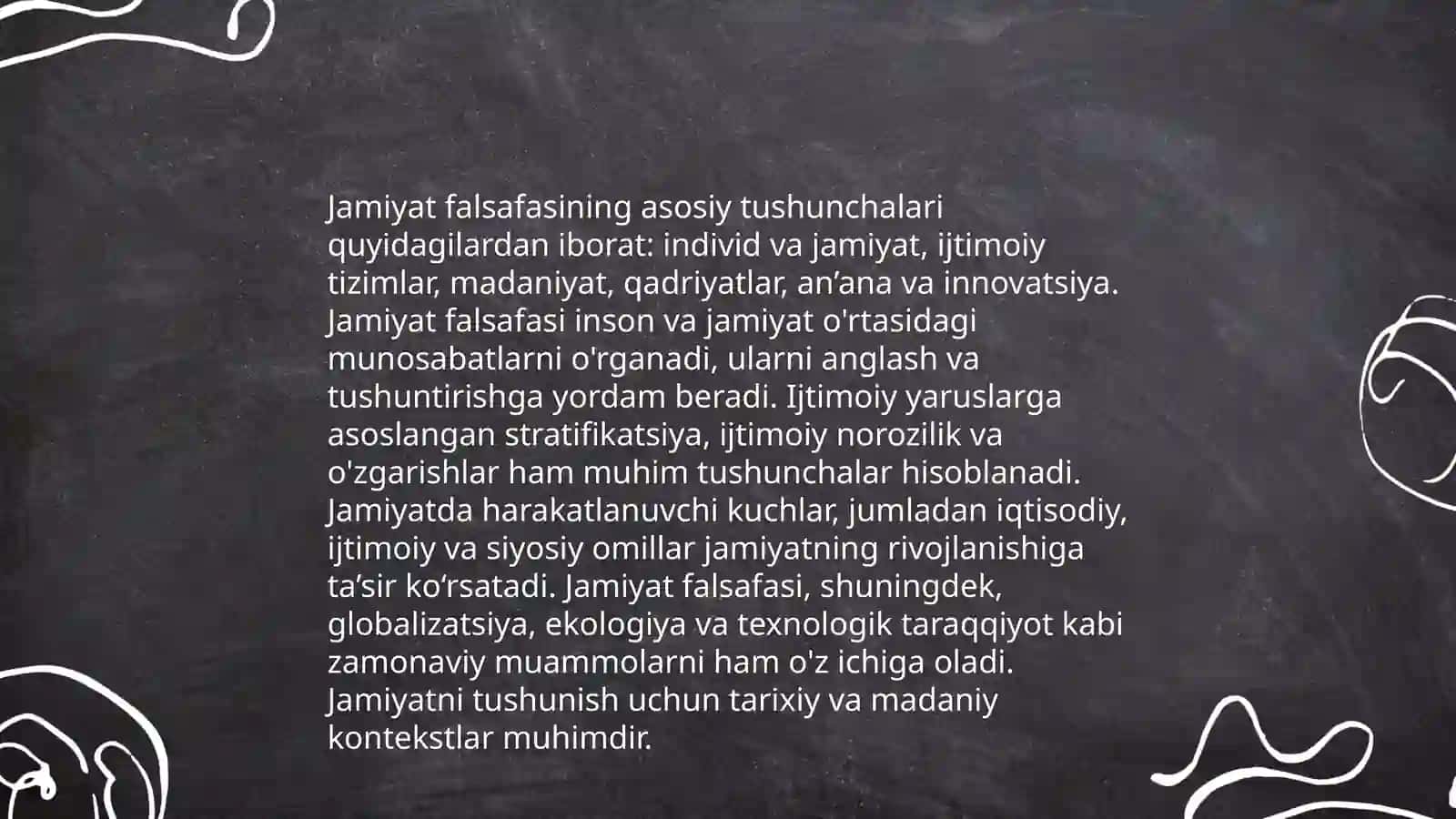 Jamiyat falsafasi 3
