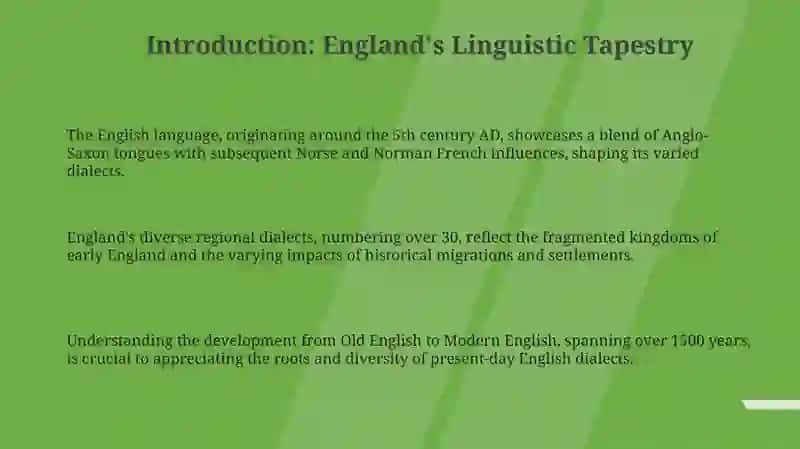 History of England and it's English dialects 3