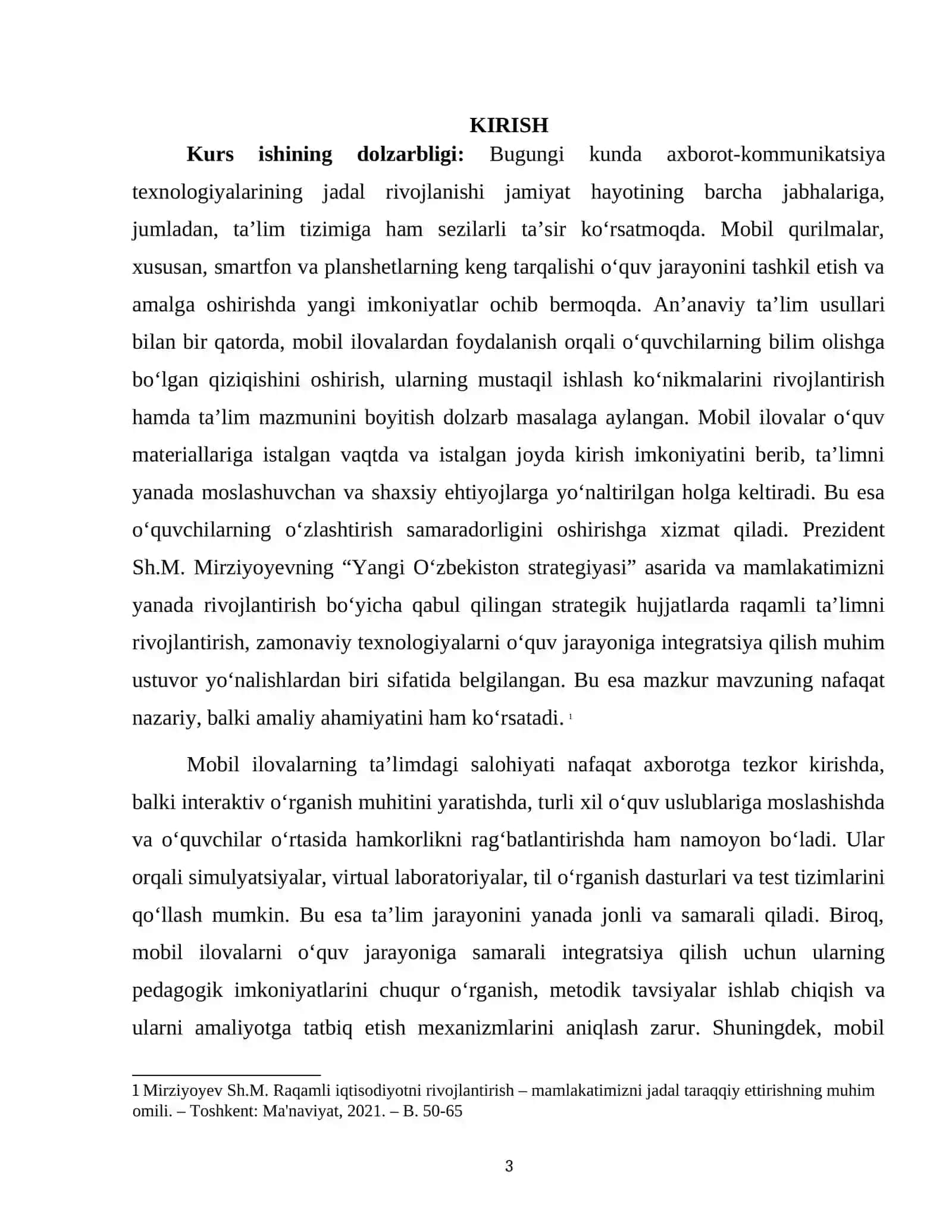 "O'QUV JARAYONIDA MOBIL ILOVALARDAN FOYDALANISH." 3