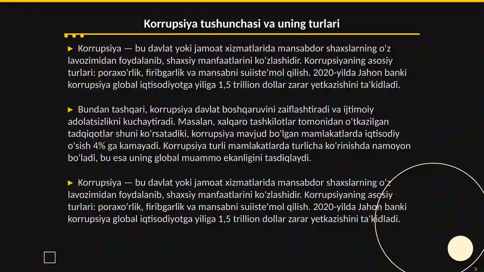 KORRUPSIYANING MOHIYATI VA UNING OQIBATLARI 3