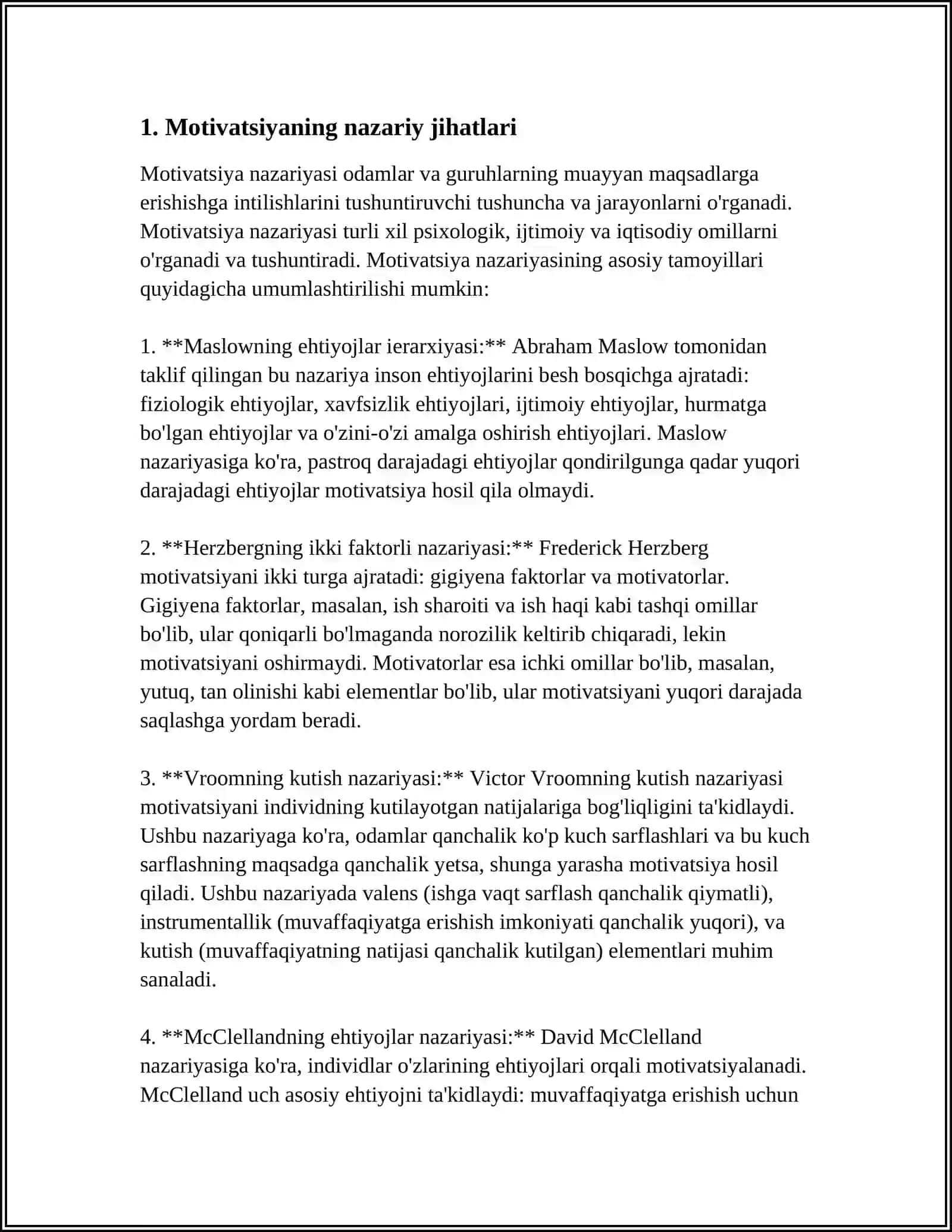 MOTIVATSIYA MODELLARI 3