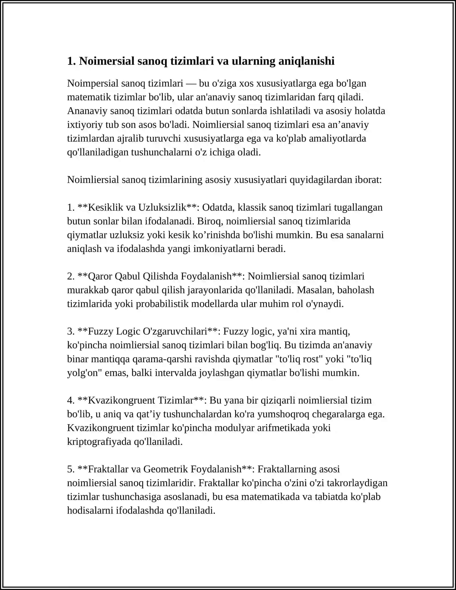 NOIMERSIAL SANOQ TIZIMLARDAGI INERSIYA KUCHI 3