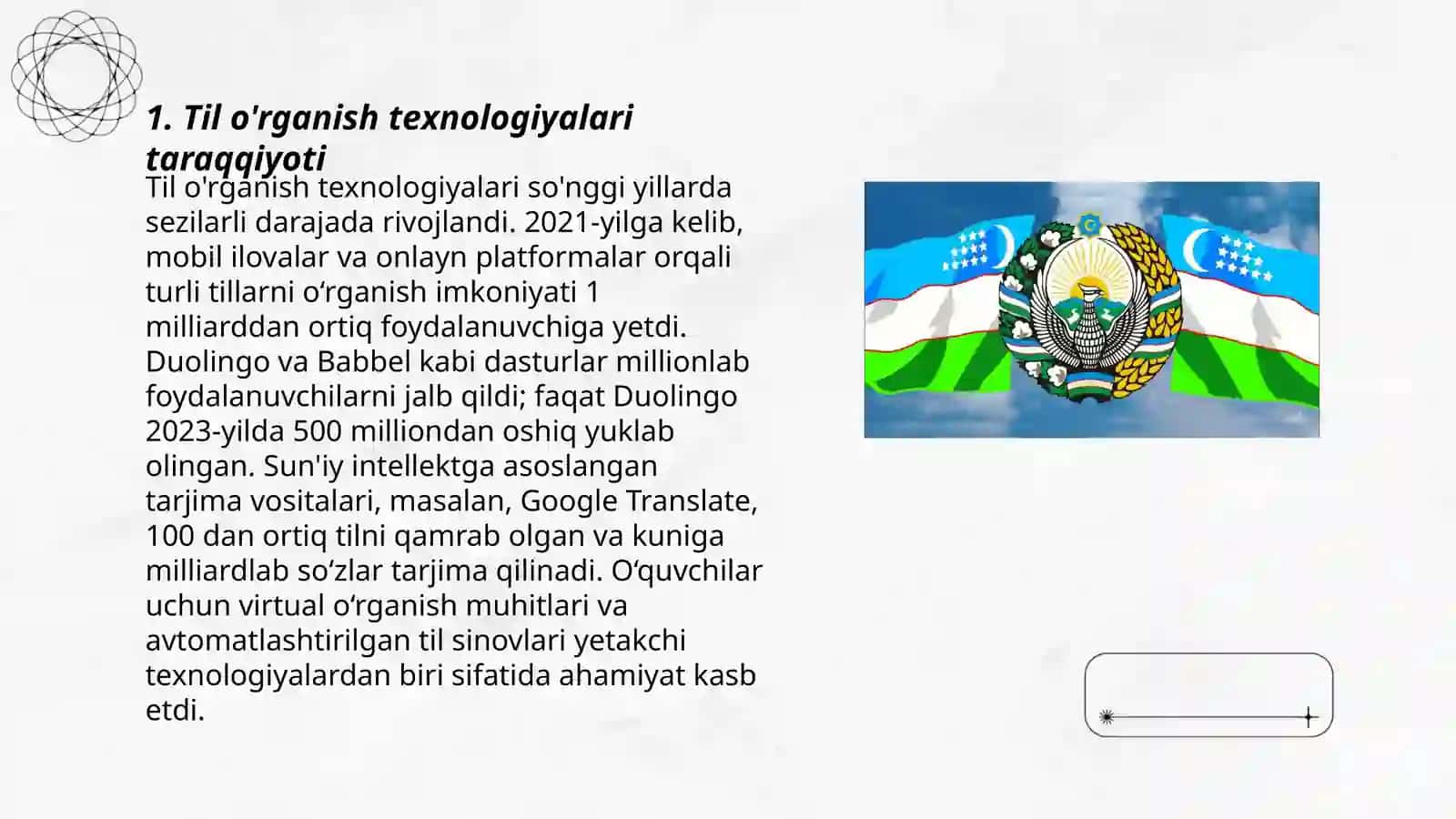 Dunyo tillar taraqqiyoti 3
