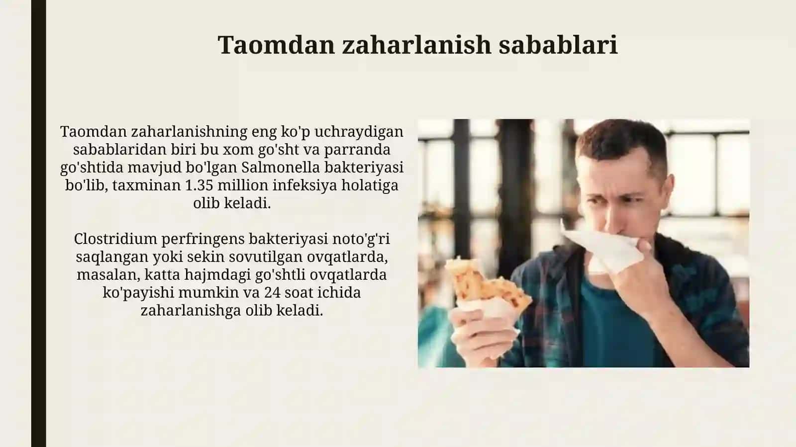Ovqatdan zaharlanishlar va ularniolishchoralari 3