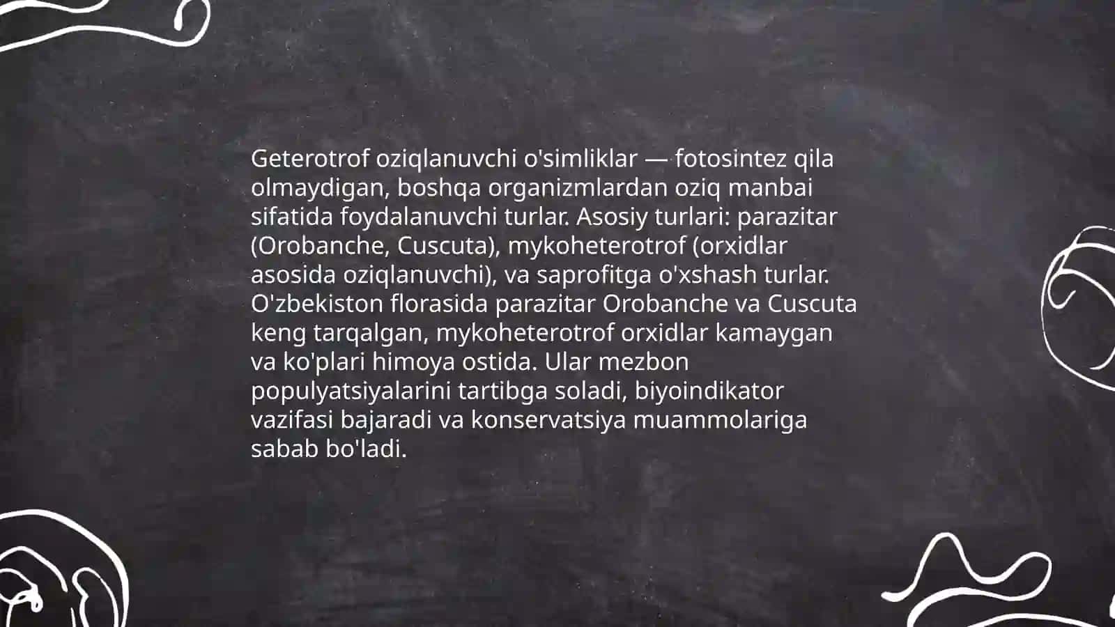 Geterotrof oziqlanuvchi o'simliklar 3