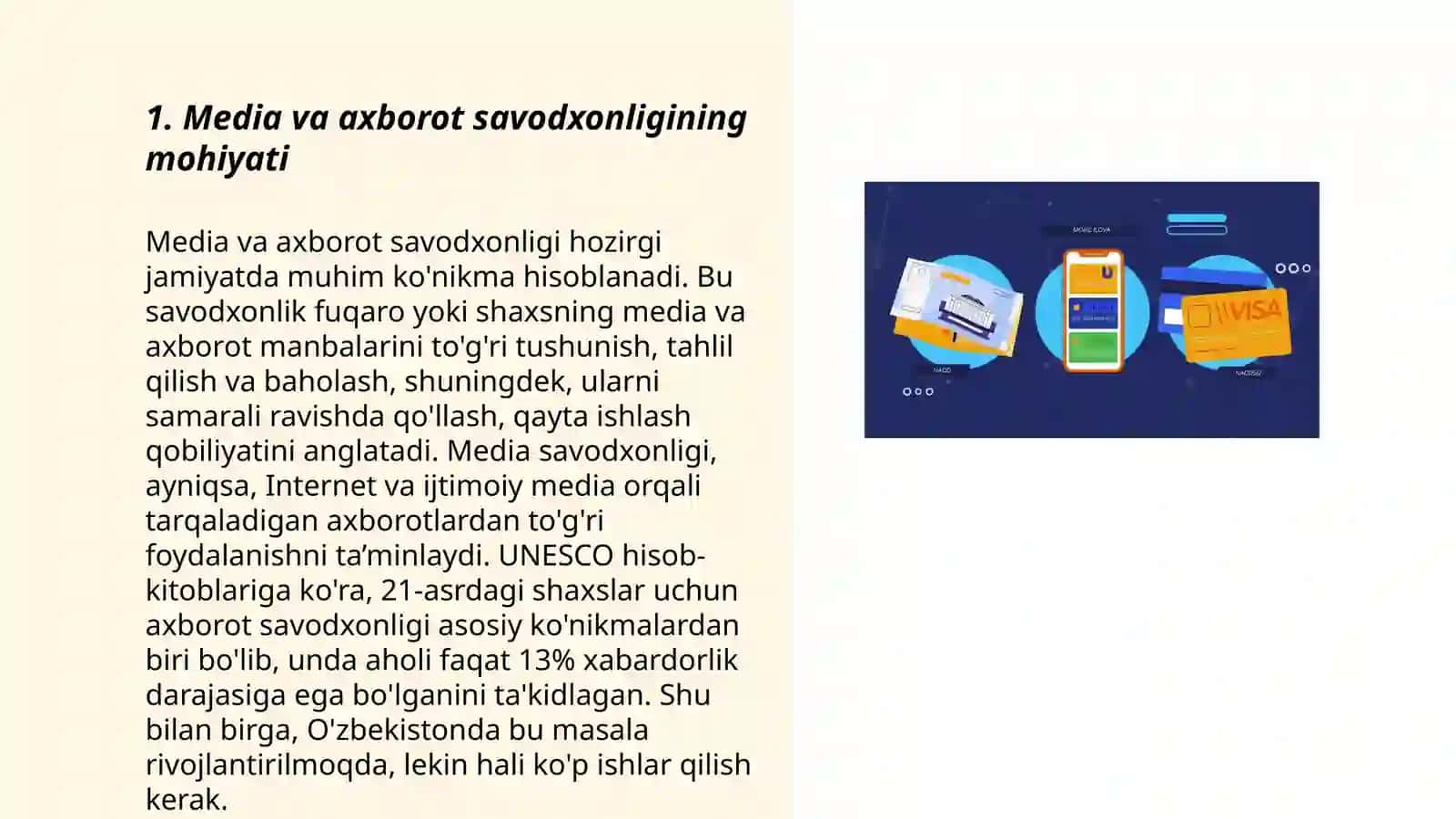 Media va axborot savodxonligining mohiyati 3