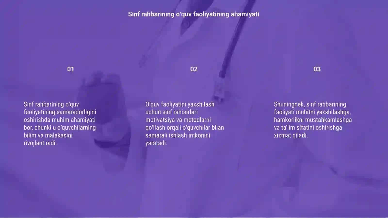 Sinf rahbarning o‘quv faoliyati samaradorligini oshirish yo‘llari 3