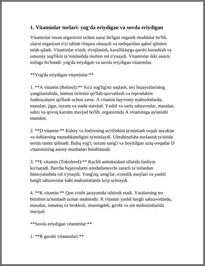 Vitaminlar 3