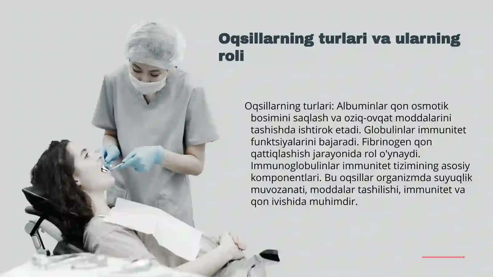 Oqsillarning klinik ahamiyati 3