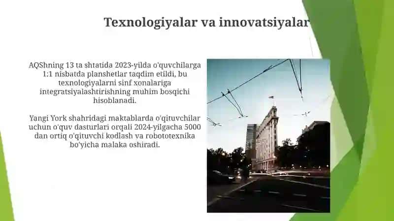 Texnologiyalar va innovatsiyalar 3