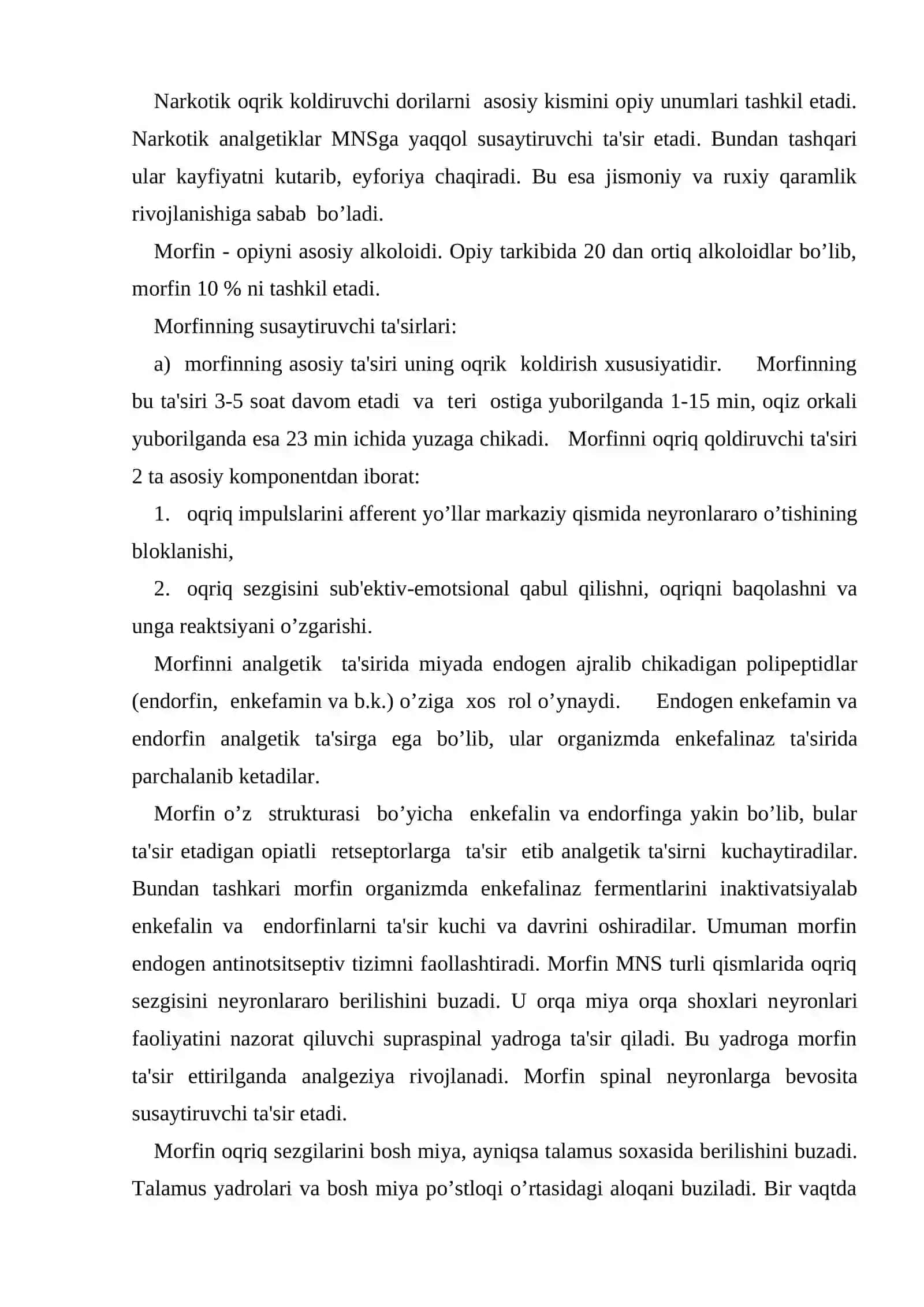 Analgеtik dori vositalarining farmakologiyasi 3