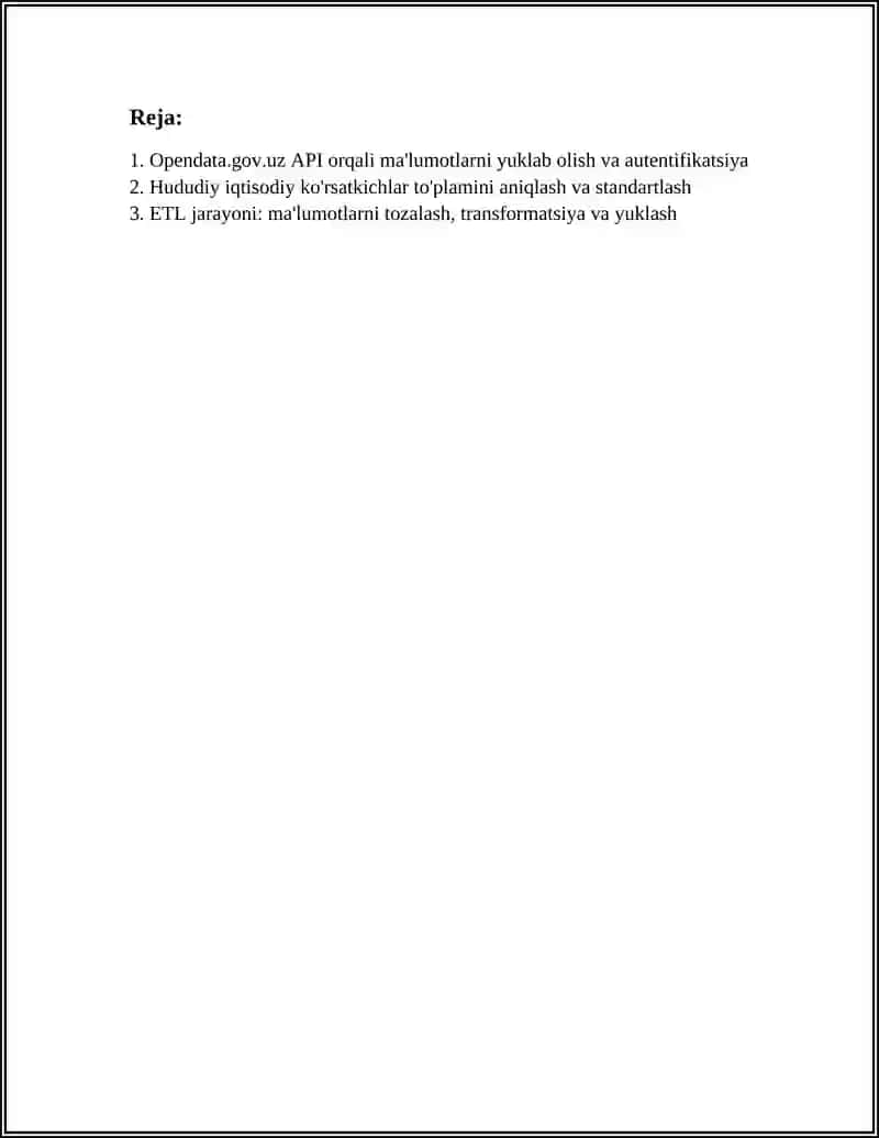 Opendata.gov.uz API Creation 3