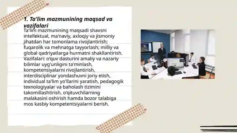 Ta´limning mazmuni 3
