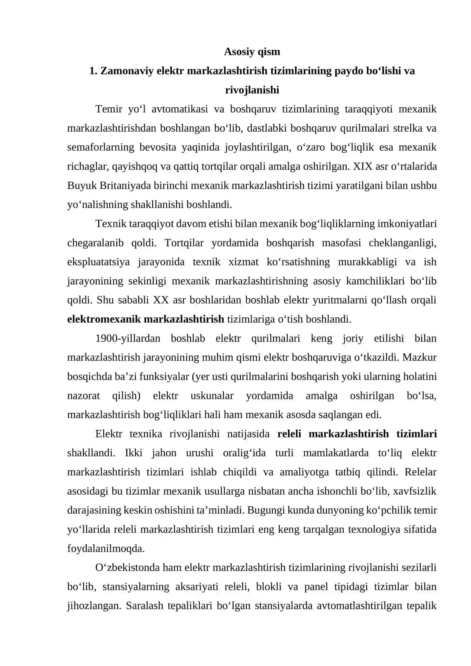 Temir yo‘l transportidagi zamonaviy elektr markazlashtirish tizimlari 3