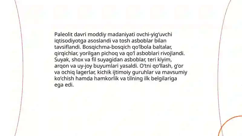 Paleolit davri moddiy madaniyati 3