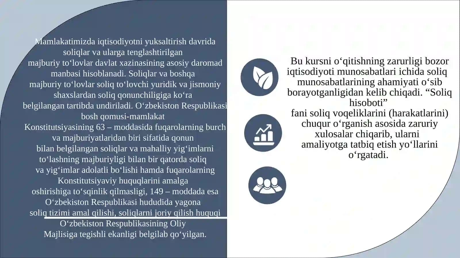 SOLIQ HISOBOTINING NAZARIY ASOSLARI 3